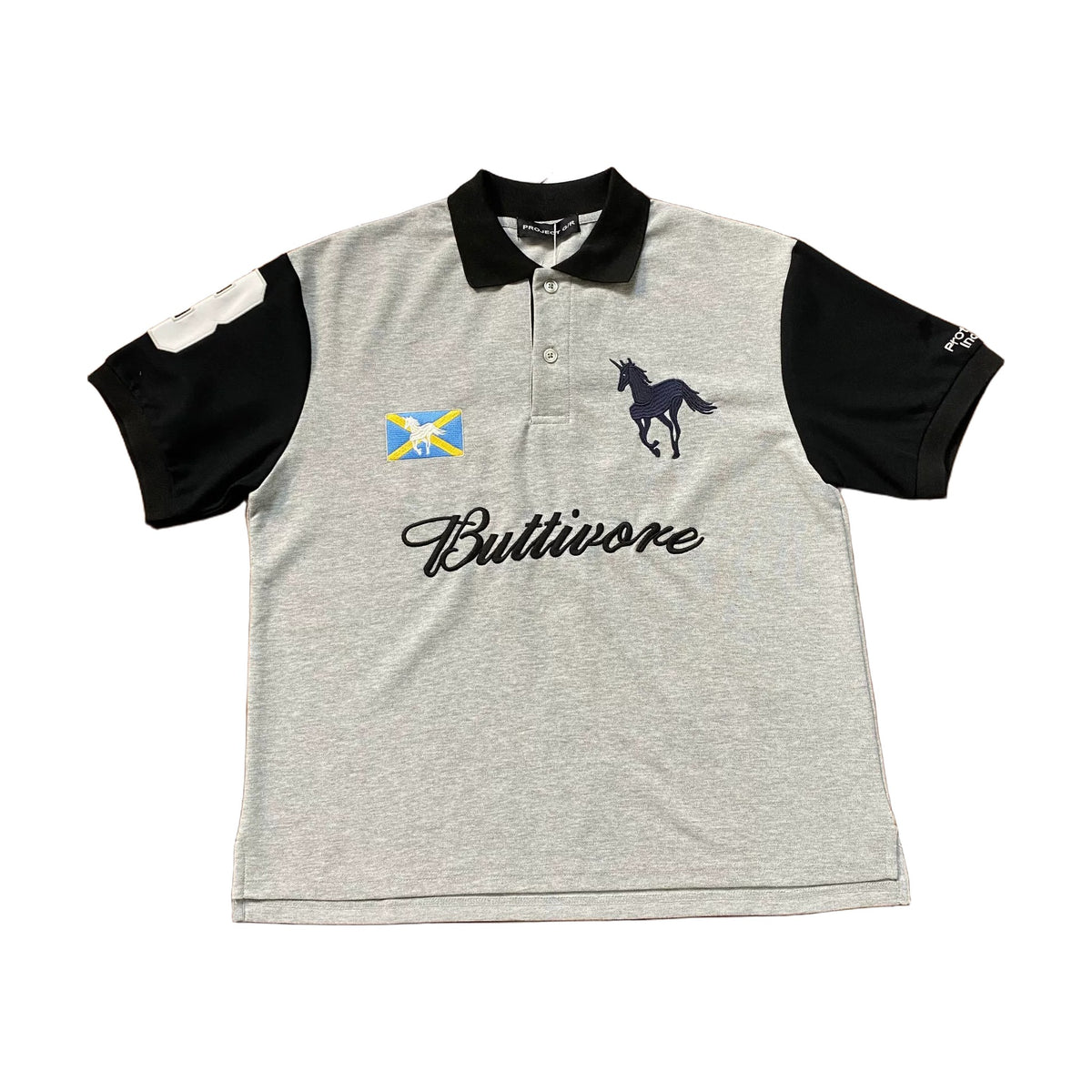 Project G/R Buttivore Pony Polo — Grey Black