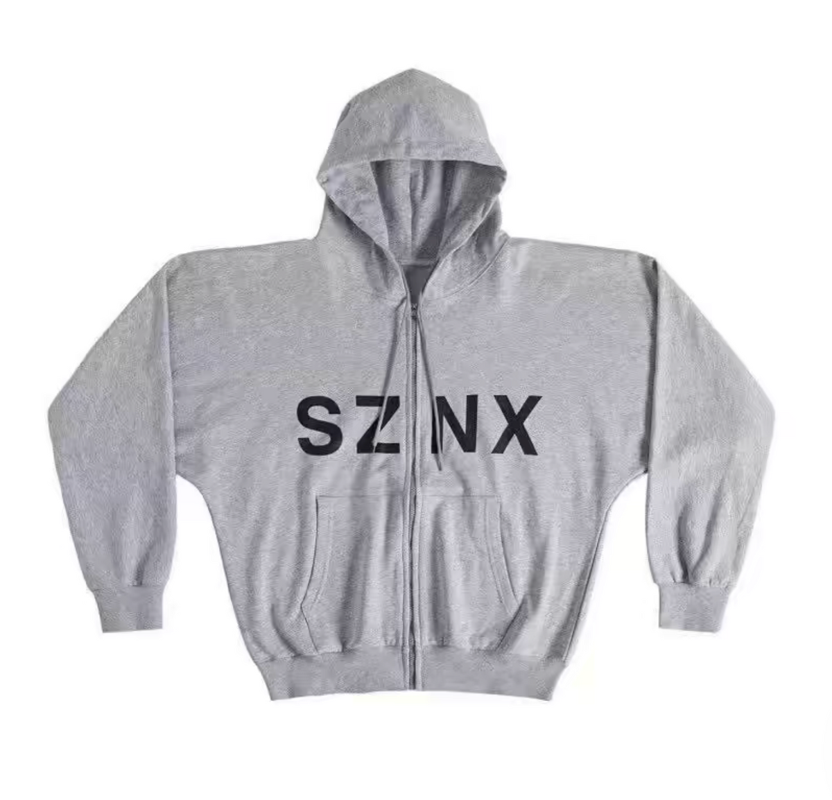YZY SZN X Shanghai Zip Hoodie «CHINA» — Heather Grey