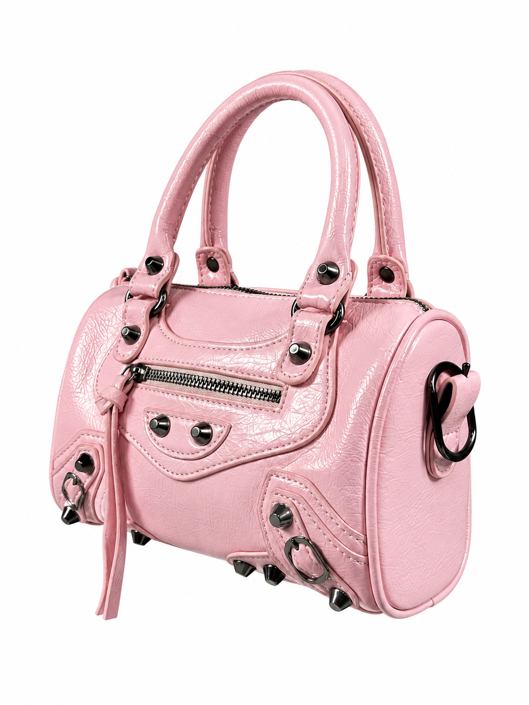 Moto Pillow Bag — Pink