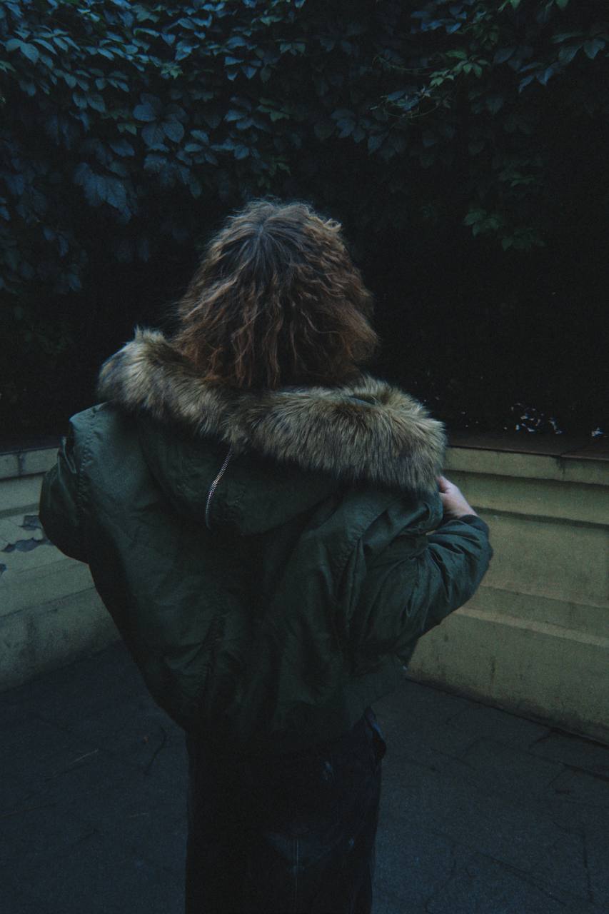 BETEBULE Fur Hood Bomber — Olive