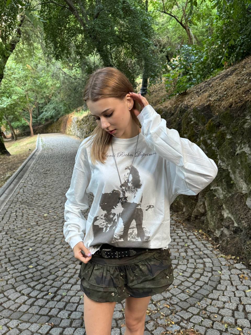 Enfants Riches Déprimés My First Orgasm Long Sleeve T-Shirt - White