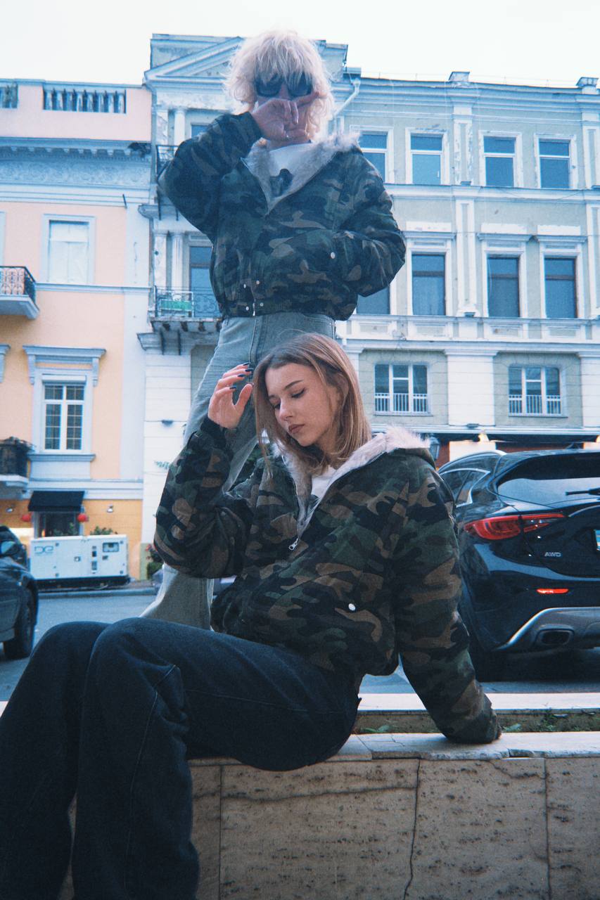 ALASKA OPIUM Camo Bomber