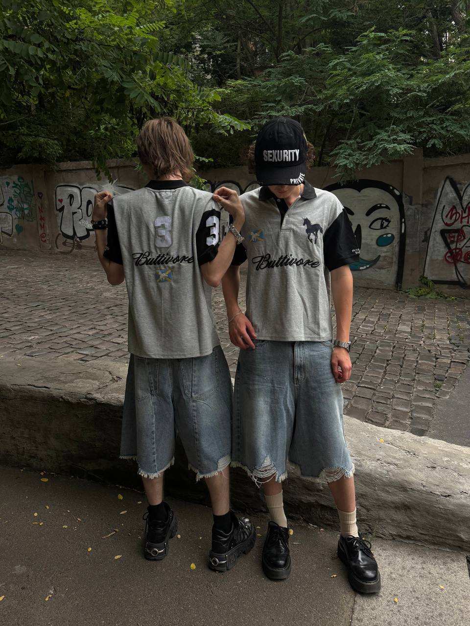 Project G/R Buttivore Pony Polo — Grey Black