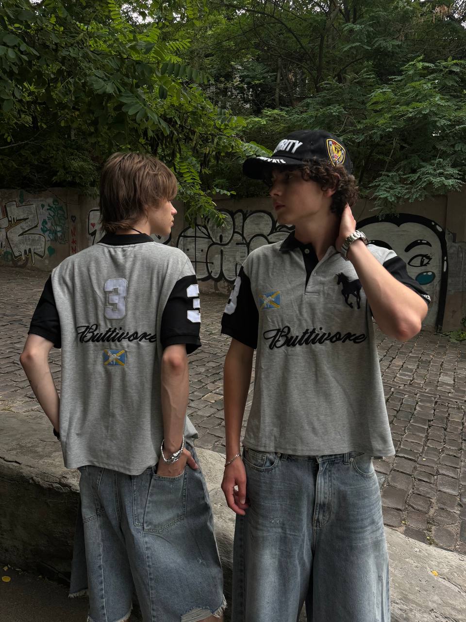 Project G/R Buttivore Pony Polo — Grey Black