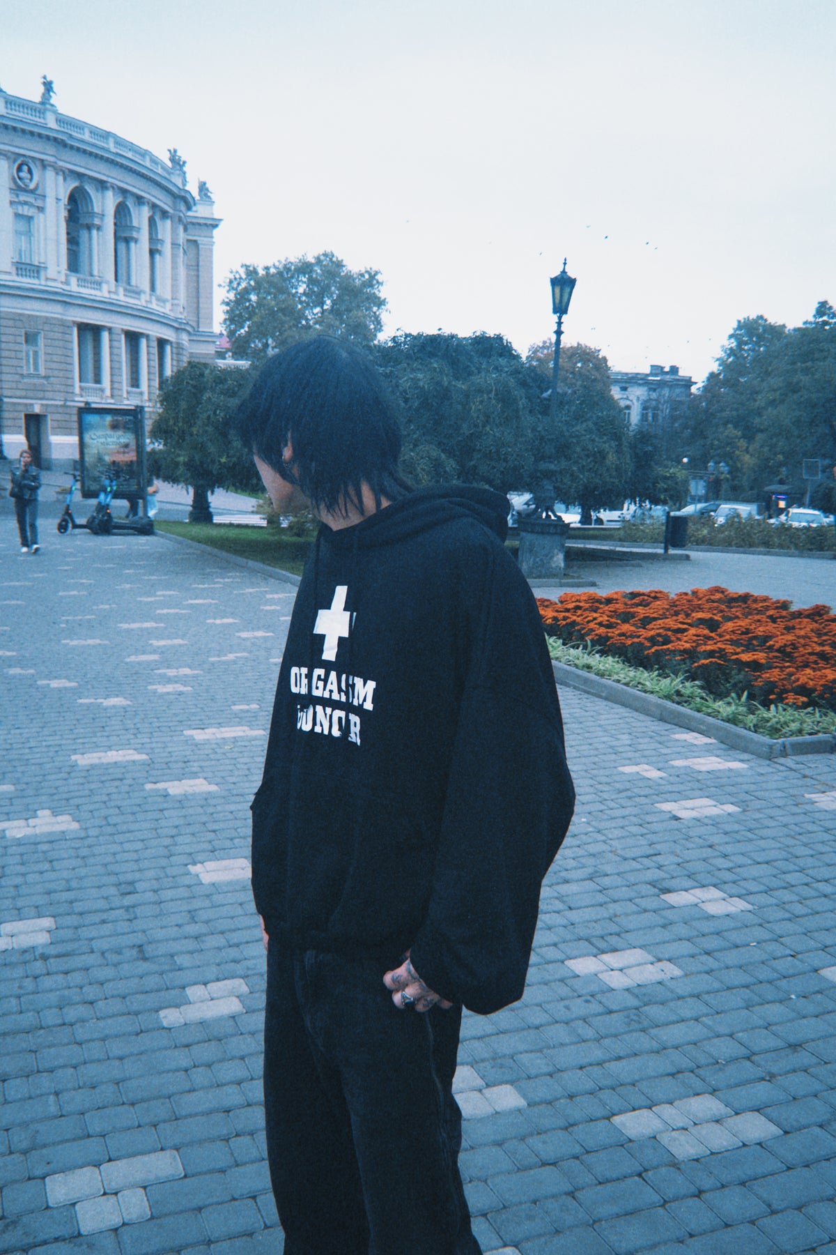 Project G/R Orgasm Donor Hoodie — Washed Black