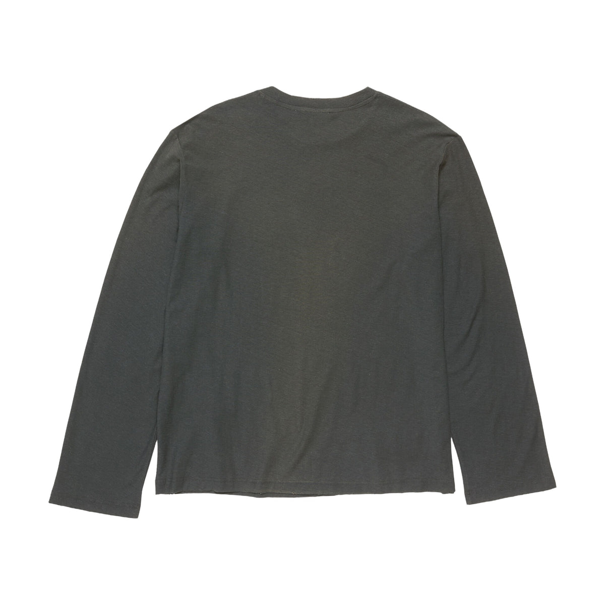 Acne Studios Sprayed 1996 Logo Long Sleeve T-Shirt - Faded Black