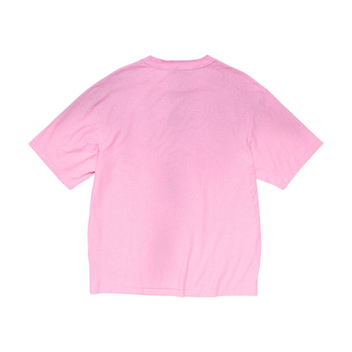 Acne Studios Sprayed Logo T-Shirt - Cotton Candy Pink