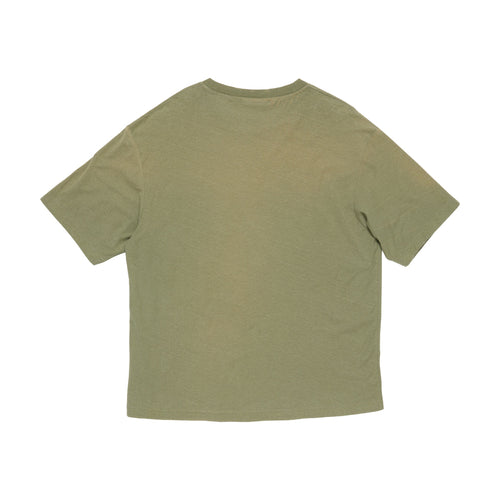 Acne Studios Sprayed Logo T-Shirt - Olive Green