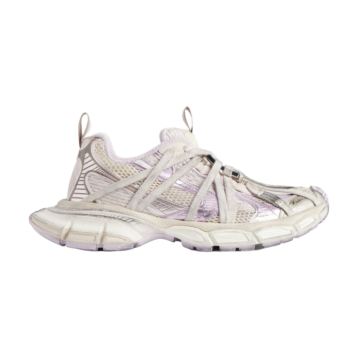 Balenciaga 3XL Extreme Laces B Sneaker — Beige Brown Lilac