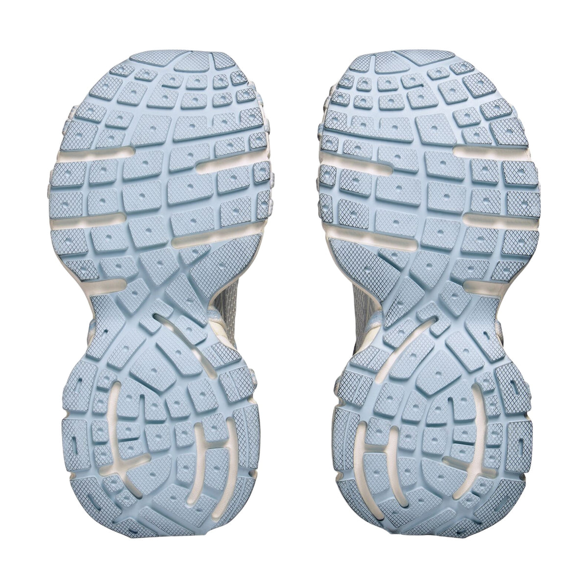 Balenciaga 3XL Extreme Laces Logo Sneaker — White Light Blue