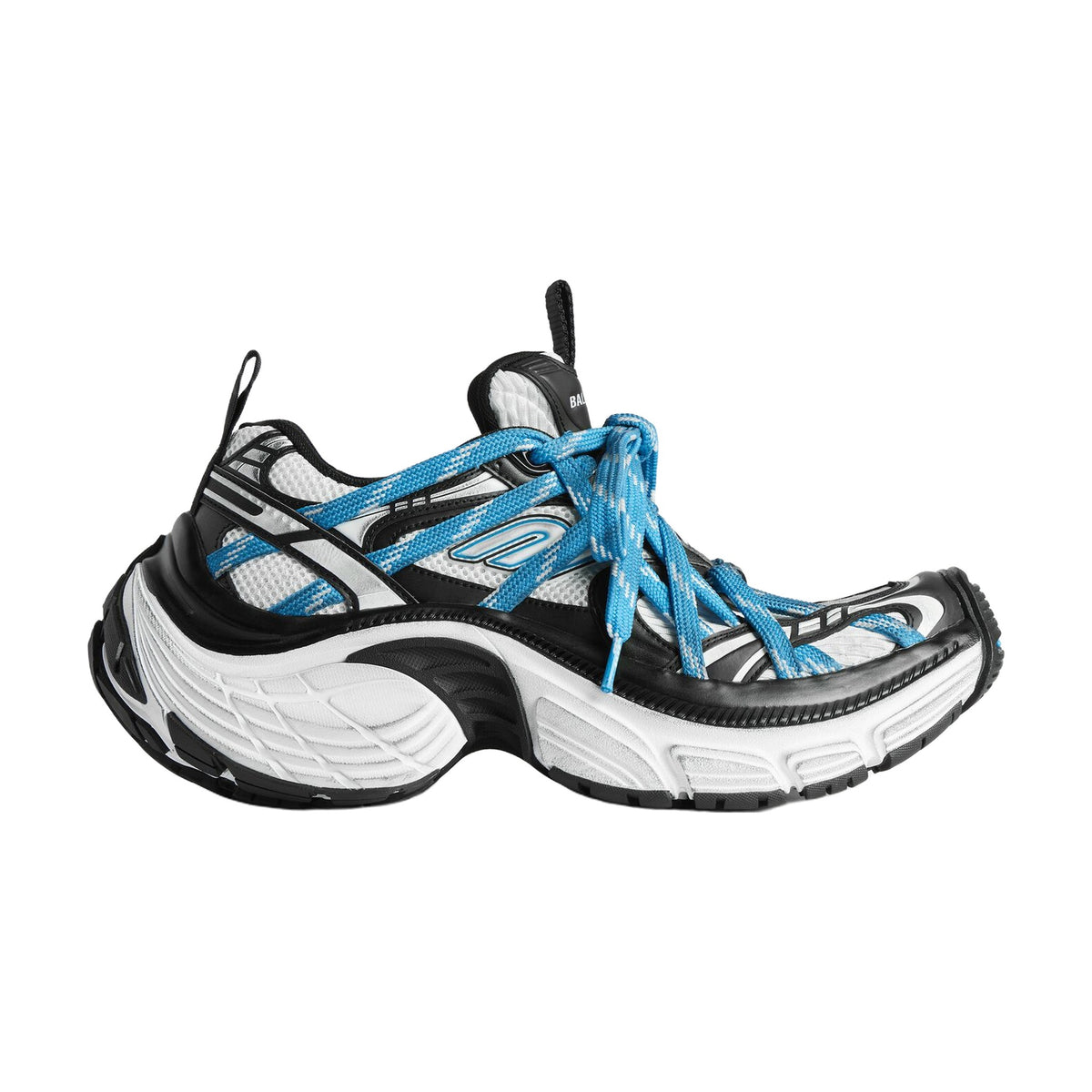Balenciaga 6XL Extreme Laces Sneaker — White Blue Black