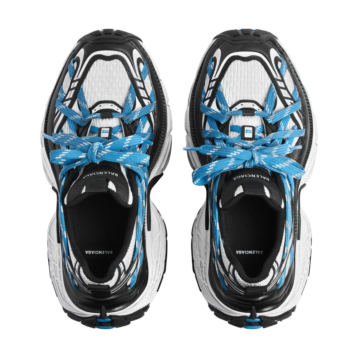 Balenciaga 6XL Extreme Laces Sneaker — White Blue Black