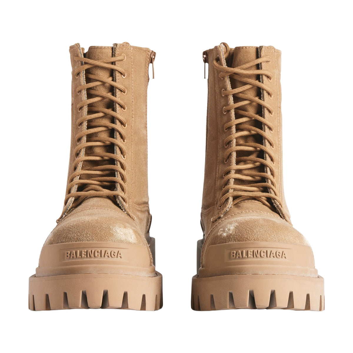 Balenciaga Combat Strike Boot — Brown