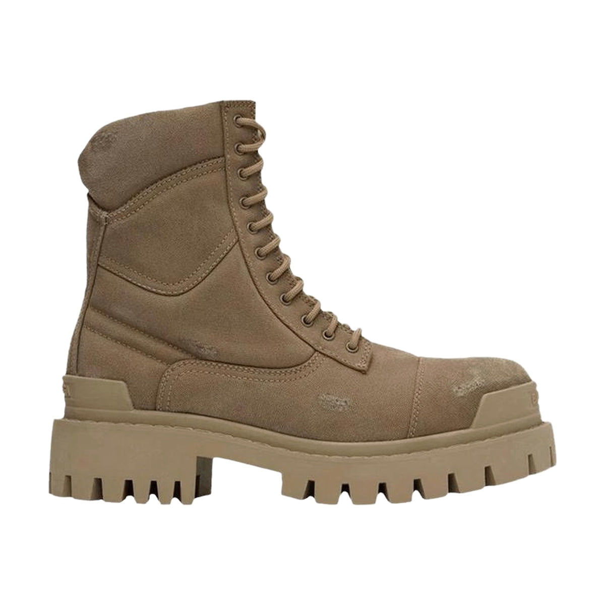 Balenciaga Combat Strike Boot Worn-Out — Beige