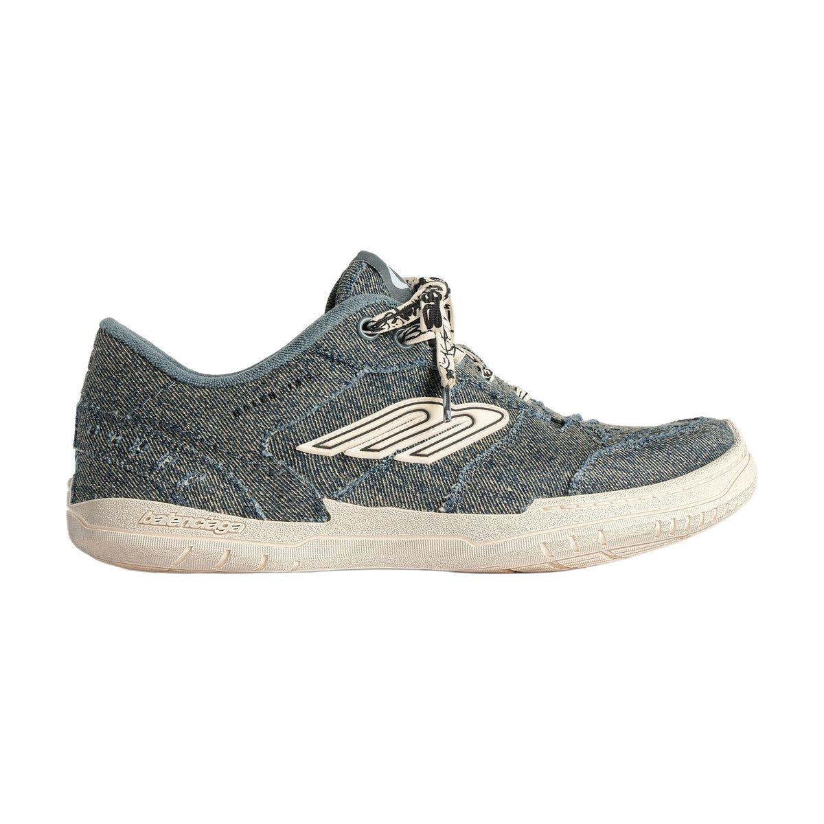Balenciaga Hamptons Denim Sneaker — Blue