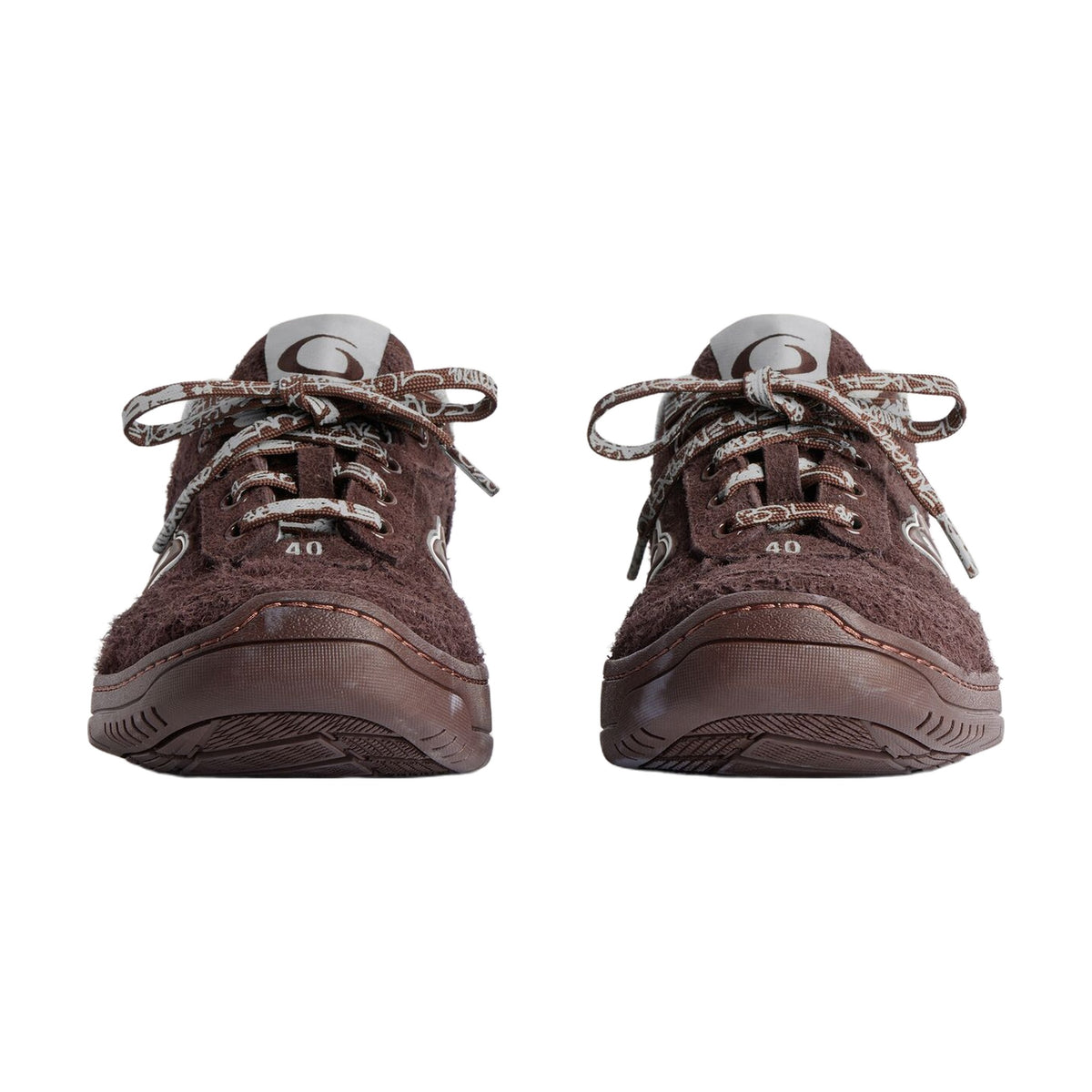 Balenciaga Hamptons Suede Sneaker — Dark Brown
