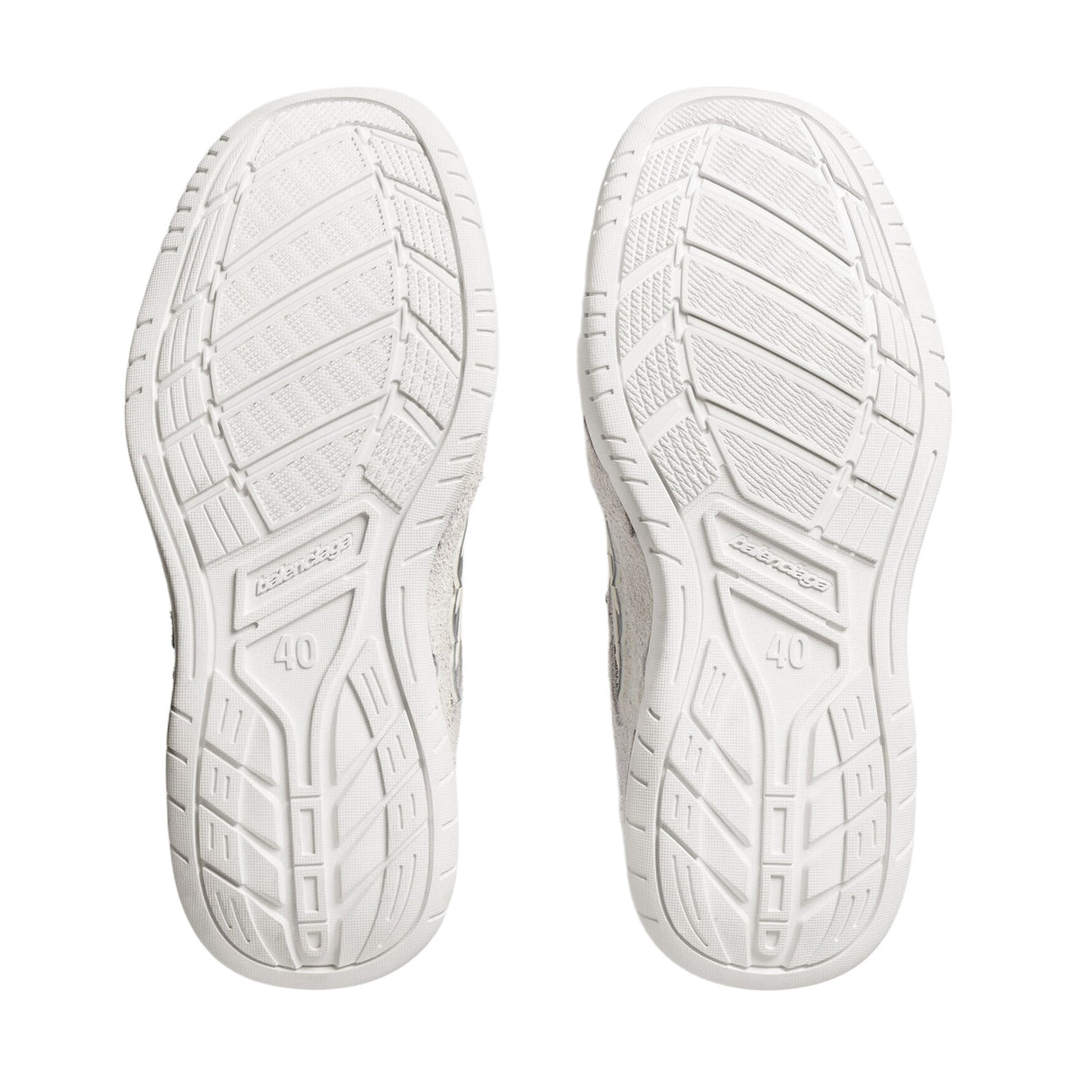 Balenciaga Hamptons Suede Sneaker — Off White