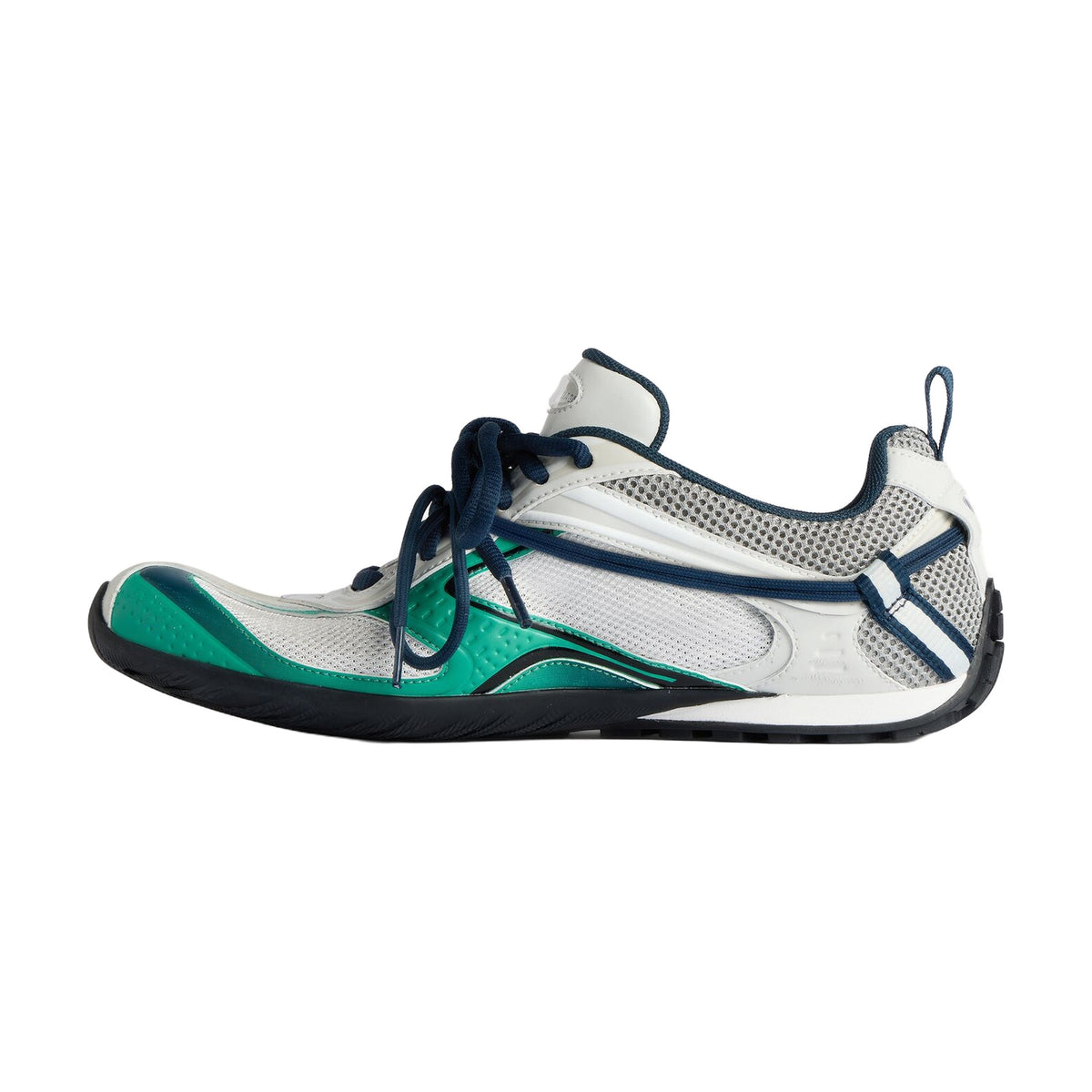 Balenciaga Radar Gradient Lines Sneaker — Grey Green