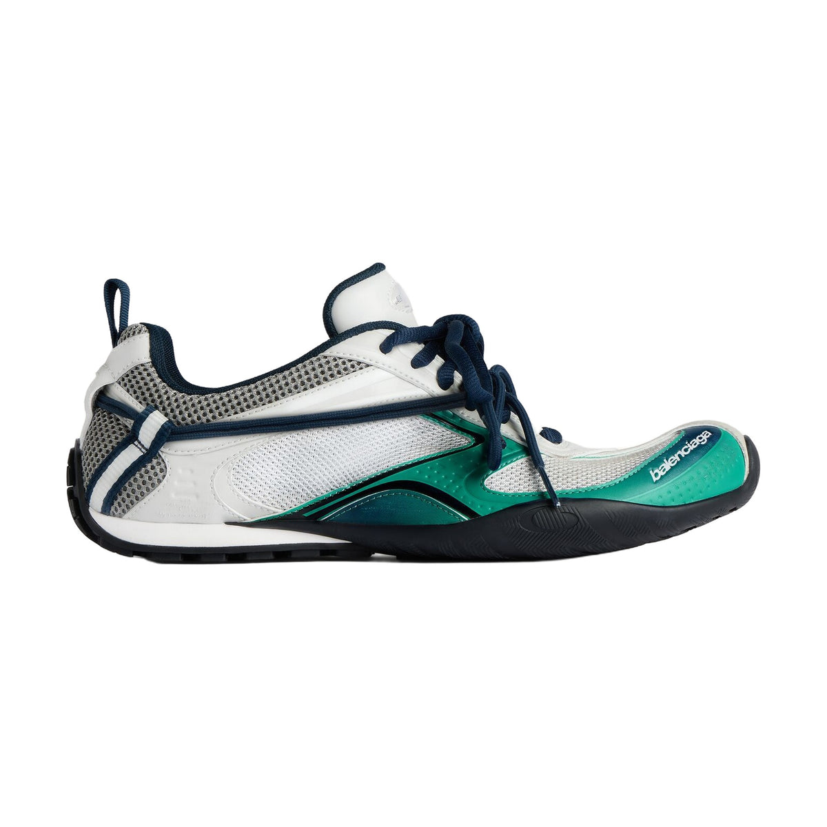 Balenciaga Radar Gradient Lines Sneaker — Grey Green