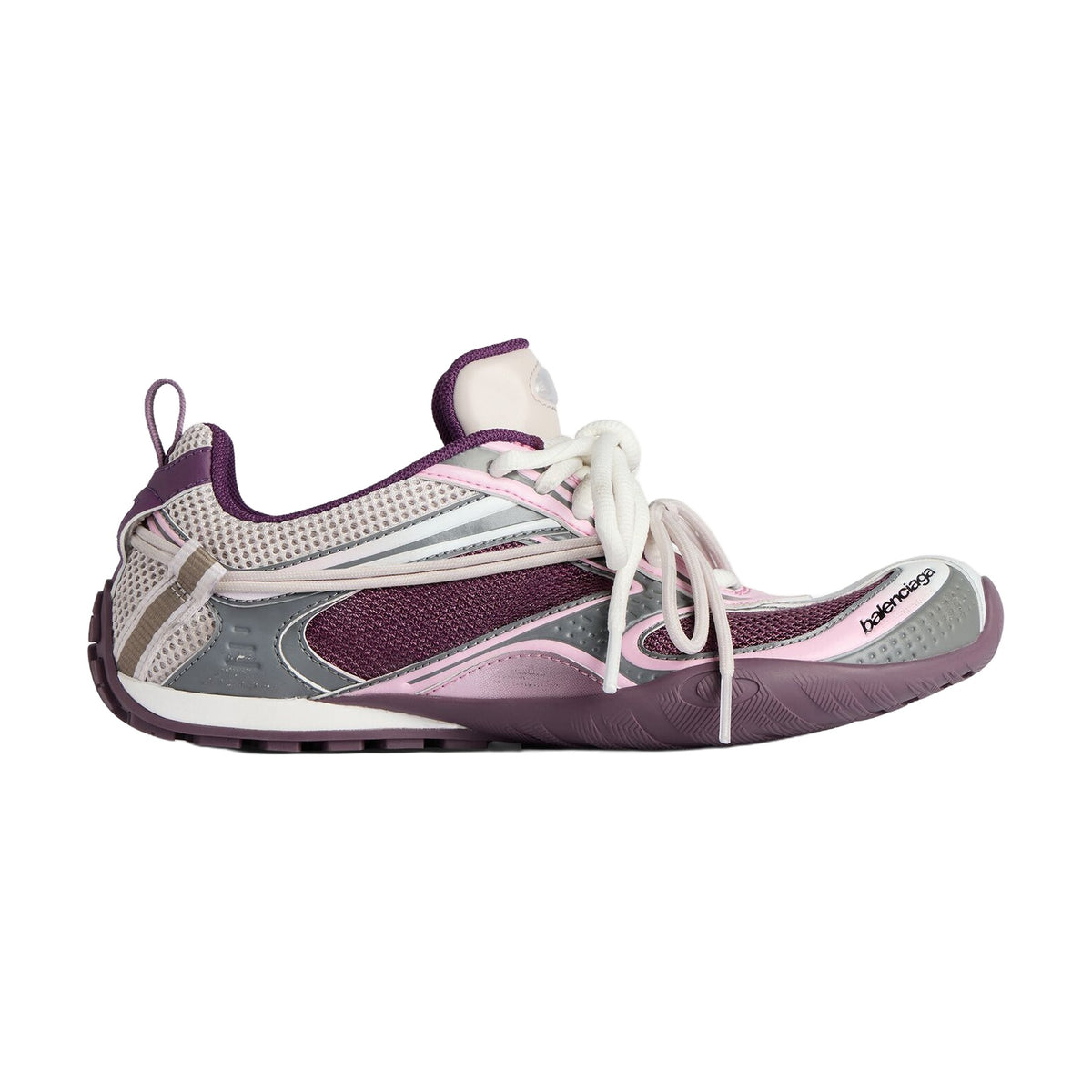 Balenciaga Radar Gradient Lines Sneaker — Purple Pink