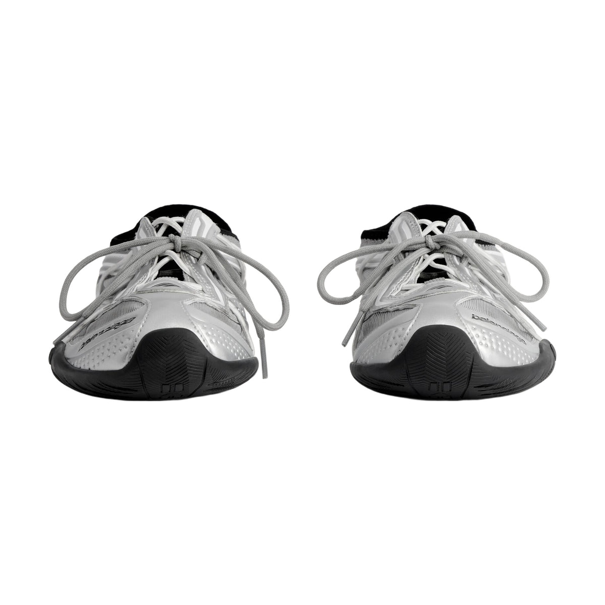 Balenciaga Radar Slip-On Sneaker — Silver
