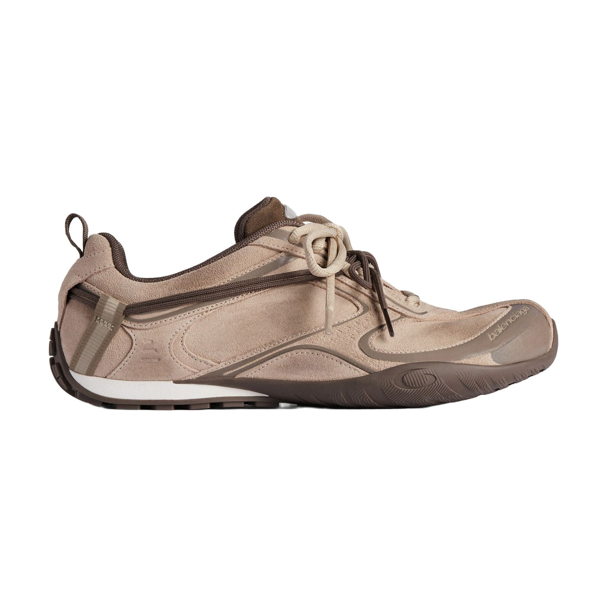Balenciaga Radar Velvety Sneaker — Beige Brown