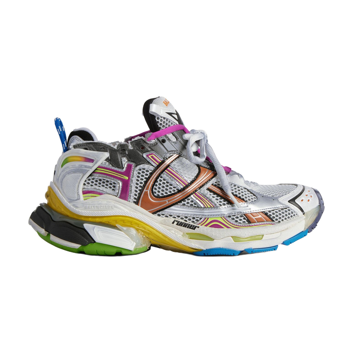 Balenciaga Runner Sneaker — Multicolor Green Yellow