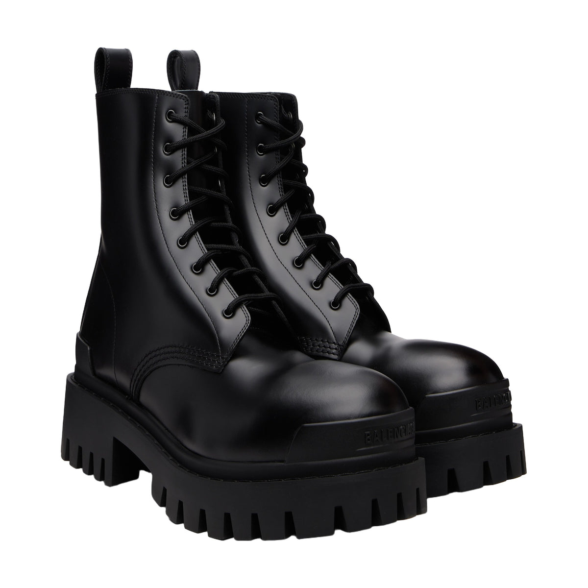 Balenciaga Strike Zip Boot — Black