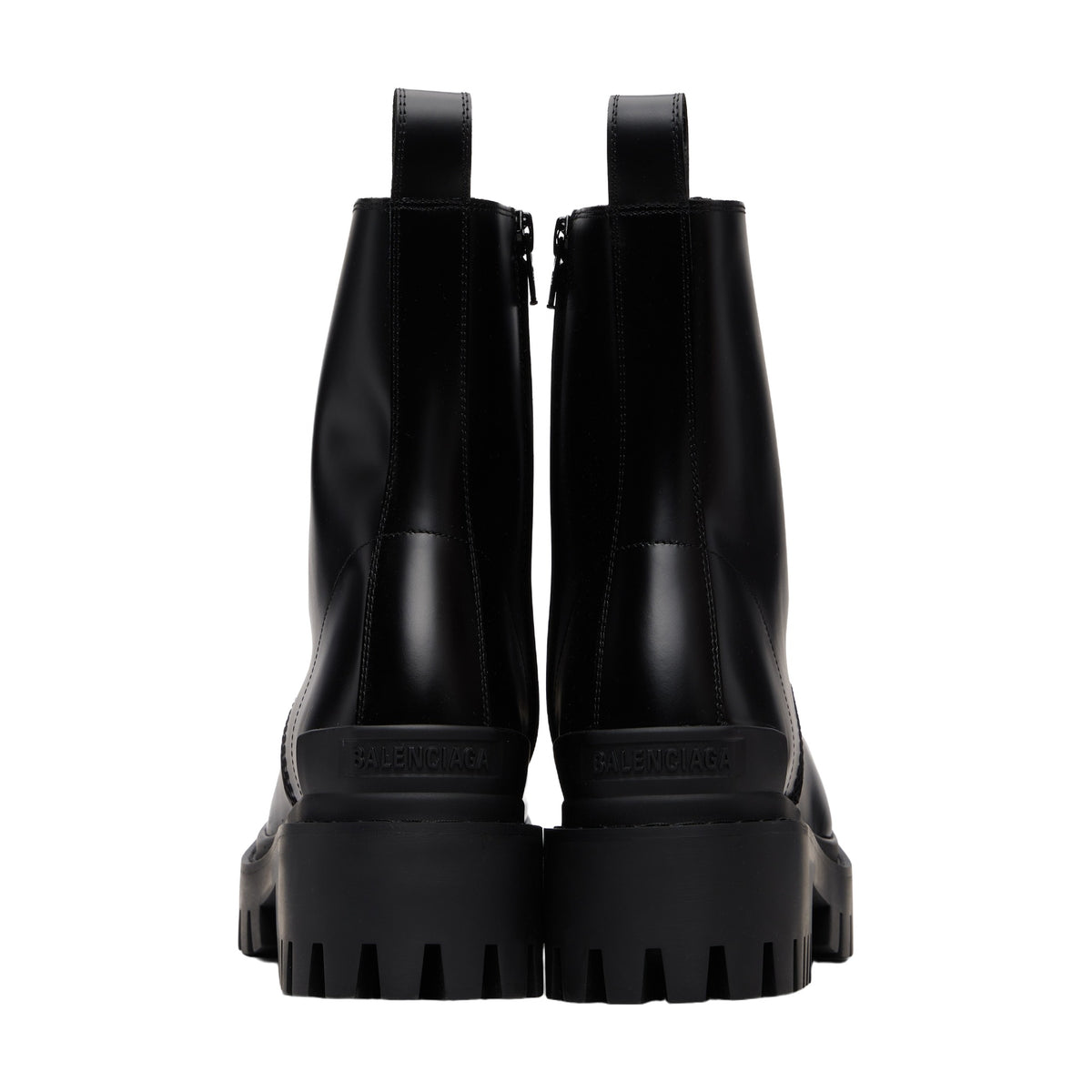 Balenciaga Strike Zip Boot — Black