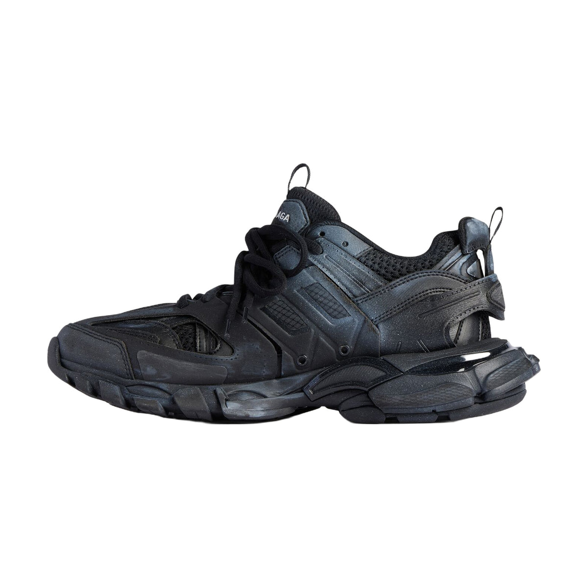 Balenciaga Track Signature Sneaker — Black White