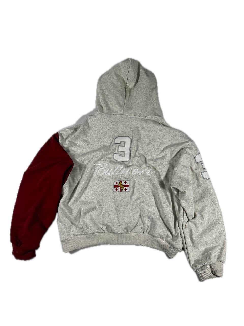 Protocol Index Buttivore Fur Lined Zip Hoodie — Oatmeal