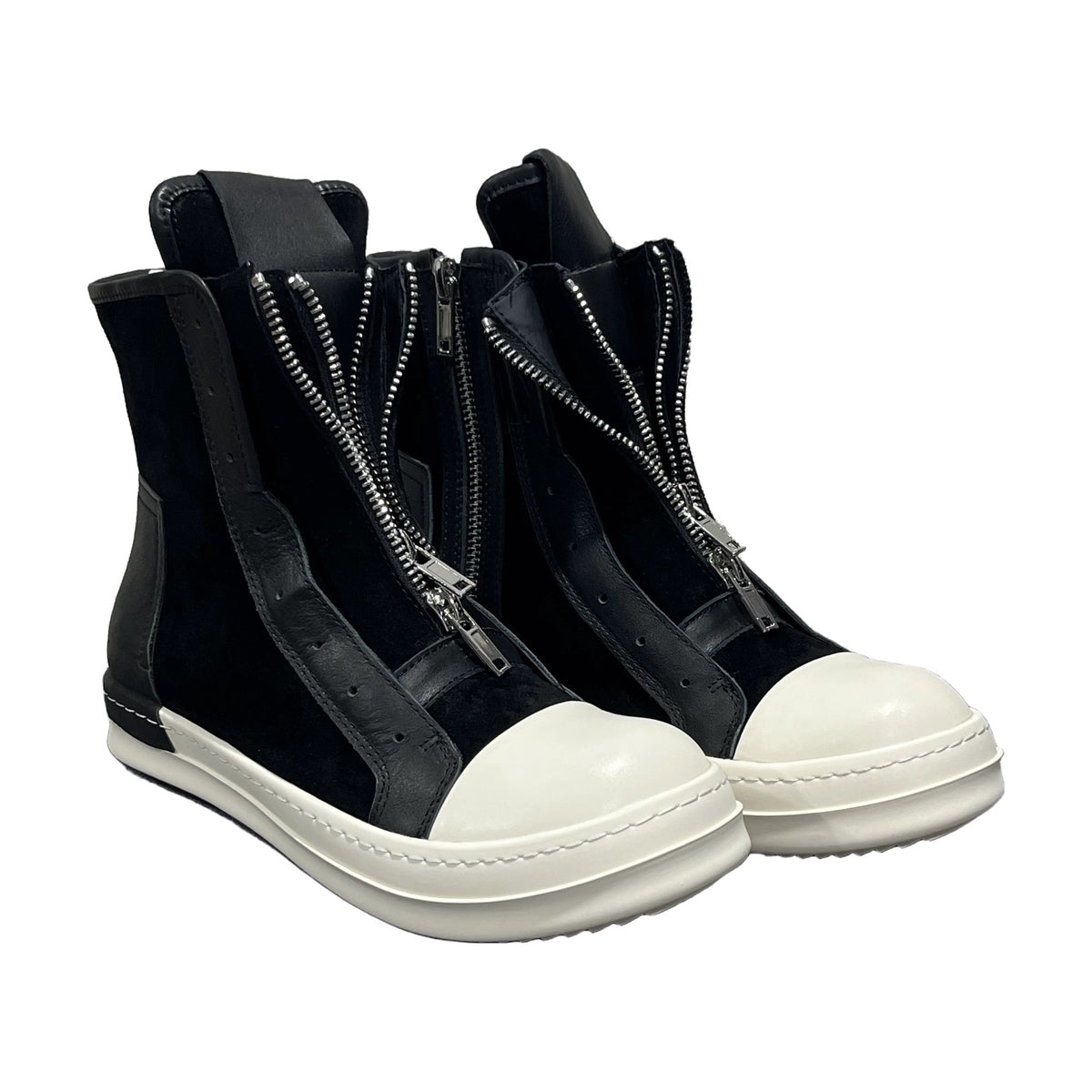Cinzia Araia Double Zip High — Black
