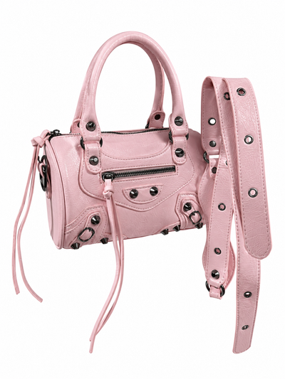 Moto Pillow Bag — Pink