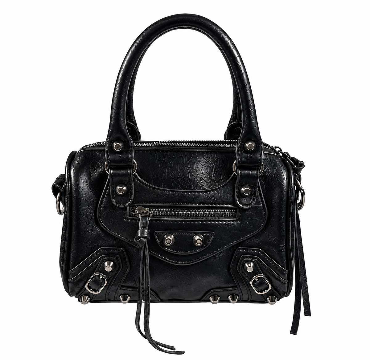 Moto Pillow Bag — Black