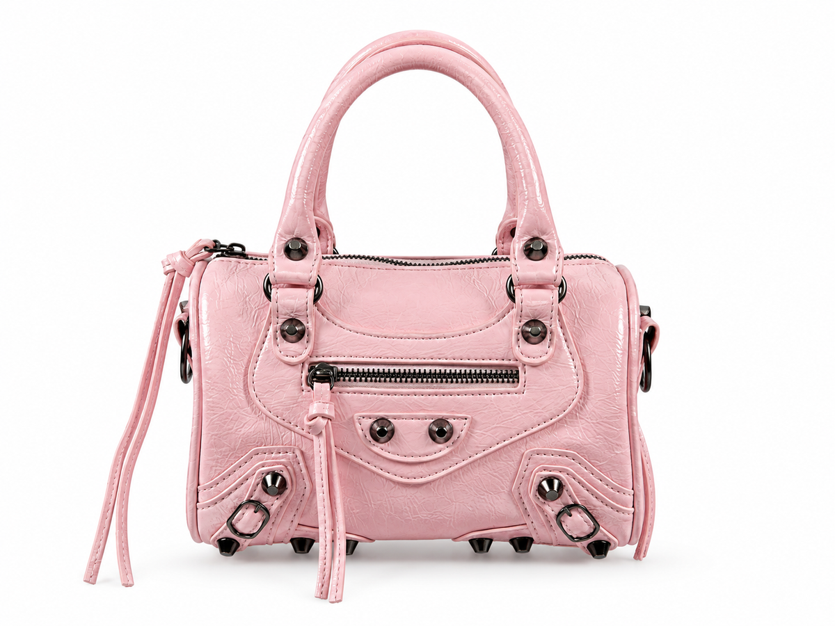 Moto Pillow Bag — Pink