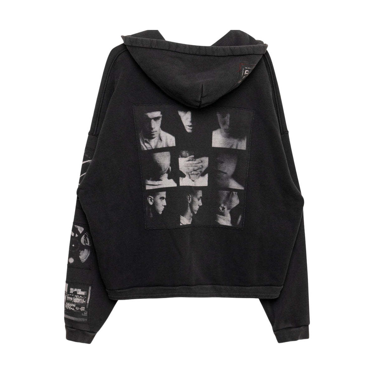 Enfants Riches Déprimés Asphyxiation Assemblage Zip Hoodie - Faded Black