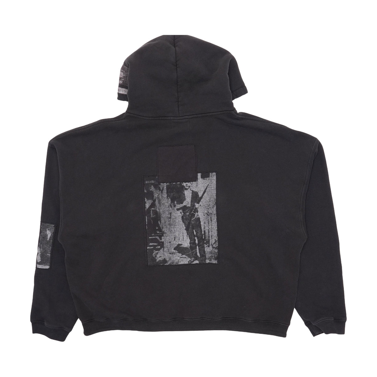 Enfants Riches Déprimés Assemblage Zip Hoodie - Washed Black