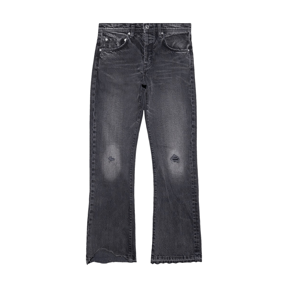 Enfants Riches Déprimés Burnt Flare Jeans - Washed Black
