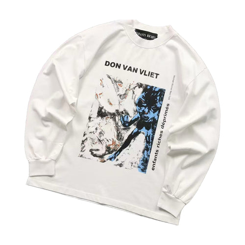 Enfants Riches Déprimés Don Van Vliet Long Sleeve T-Shirt - Off-White