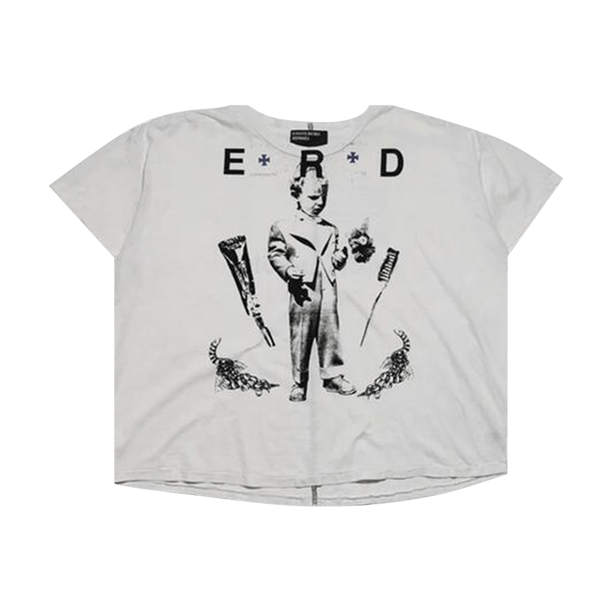 Enfants Riches Déprimés Katholisches Toothbrush T-Shirt - White