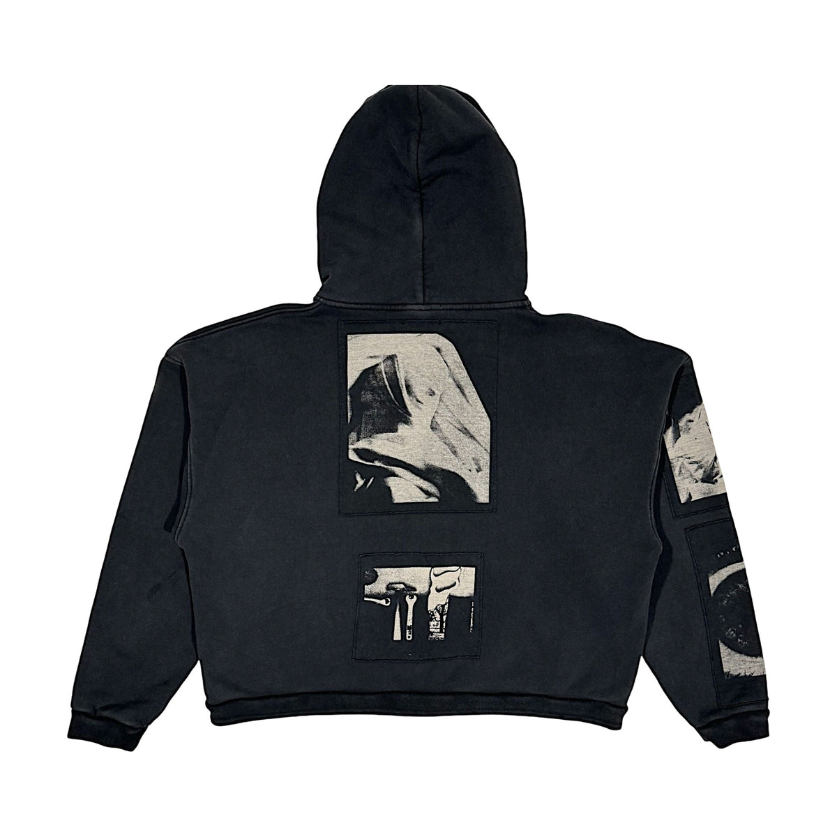 Enfants Riches Déprimés Madonna Assemblage Zip Hoodie - Faded Black
