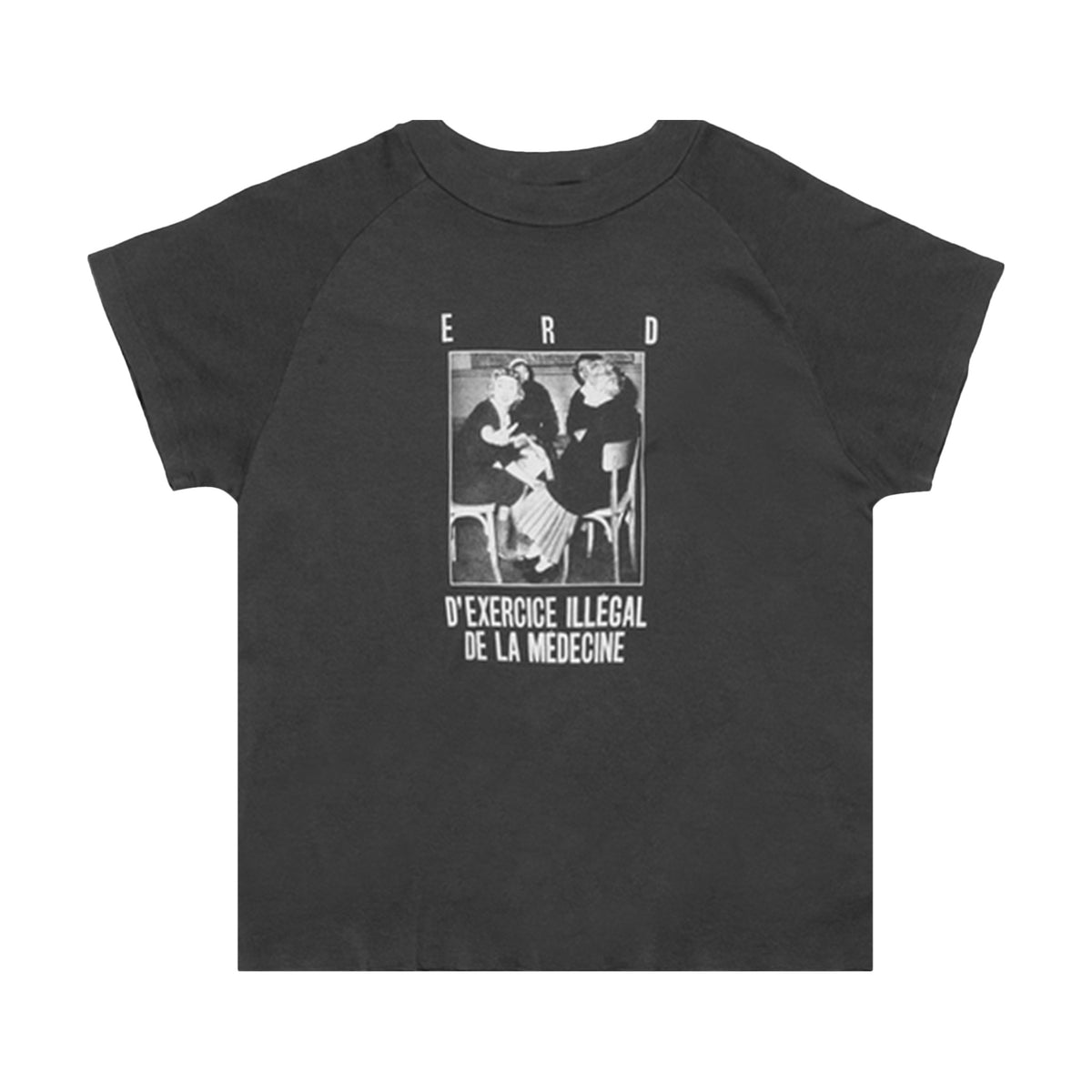 Enfants Riches Déprimés Medicine Raglan T-Shirt - Faded Black