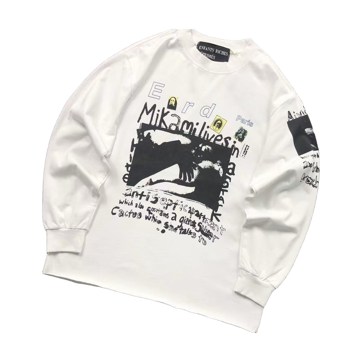 Enfants Riches Déprimés Mikami Lives Long Sleeve T-Shirt - Off-White