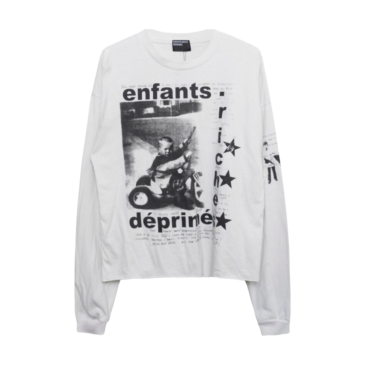 Enfants Riches Déprimés My Underground Long Sleeve T-Shirt - White