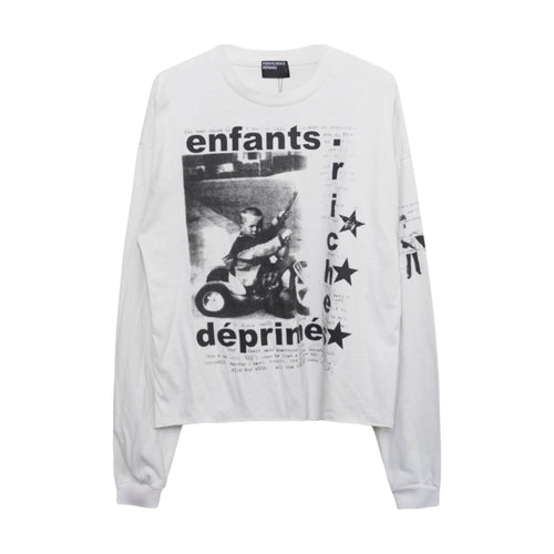 Enfants Riches Déprimés My Underground Long Sleeve T-Shirt - White