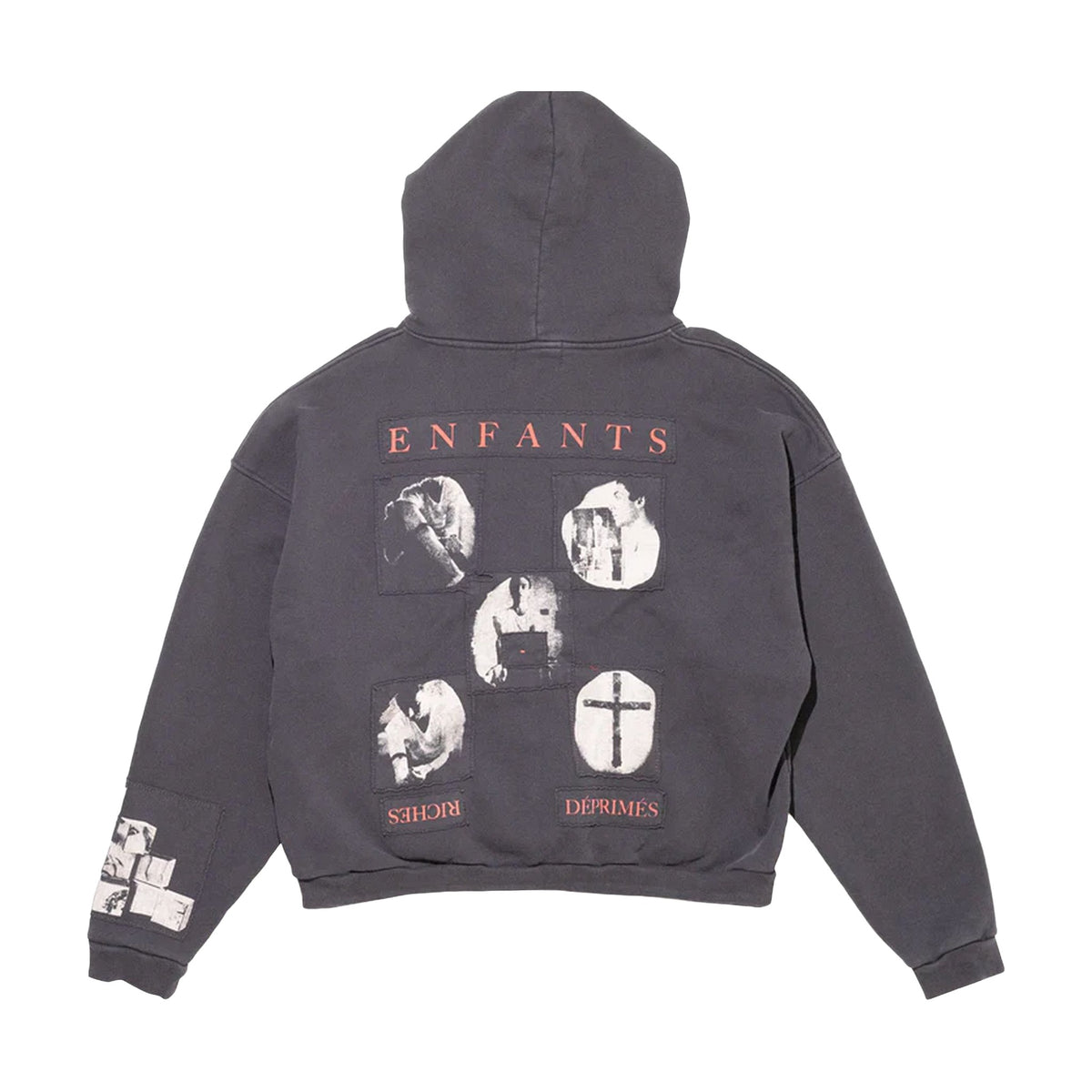 Enfants Riches Déprimés Narcotica Zip Hoodie - Faded Black