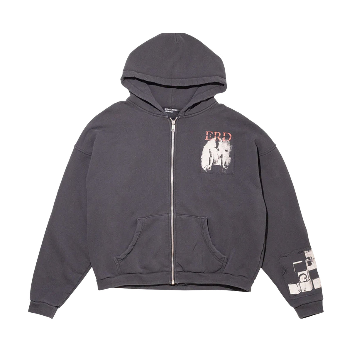 Enfants Riches Déprimés Narcotica Zip Hoodie - Faded Black