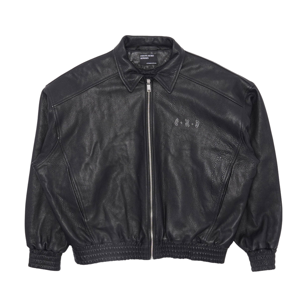 Enfants Riches Déprimés Painter's Wives Leather Library Jacket — Black