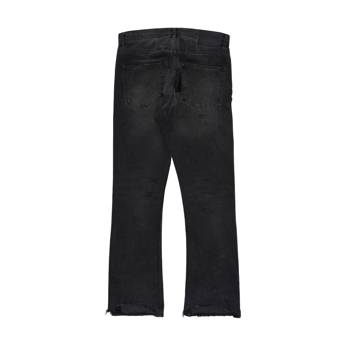 Enfants Riches Déprimés Patchwork Flare Jeans - Washed Black