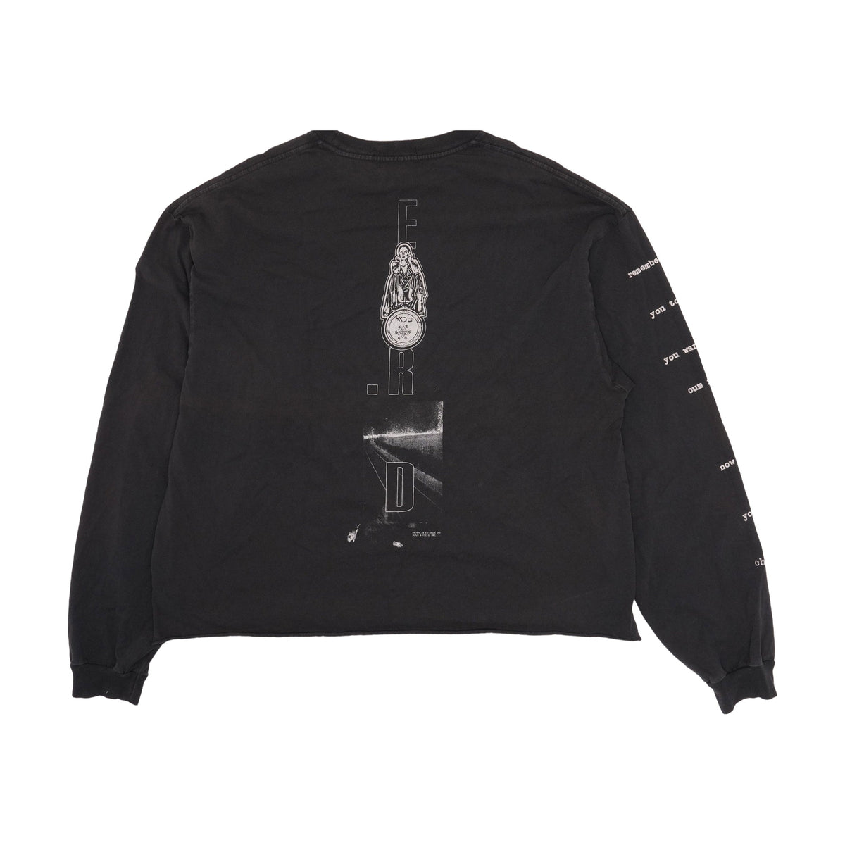 Enfants Riches Déprimés Remember When Long Sleeve T-Shirt - Faded Black
